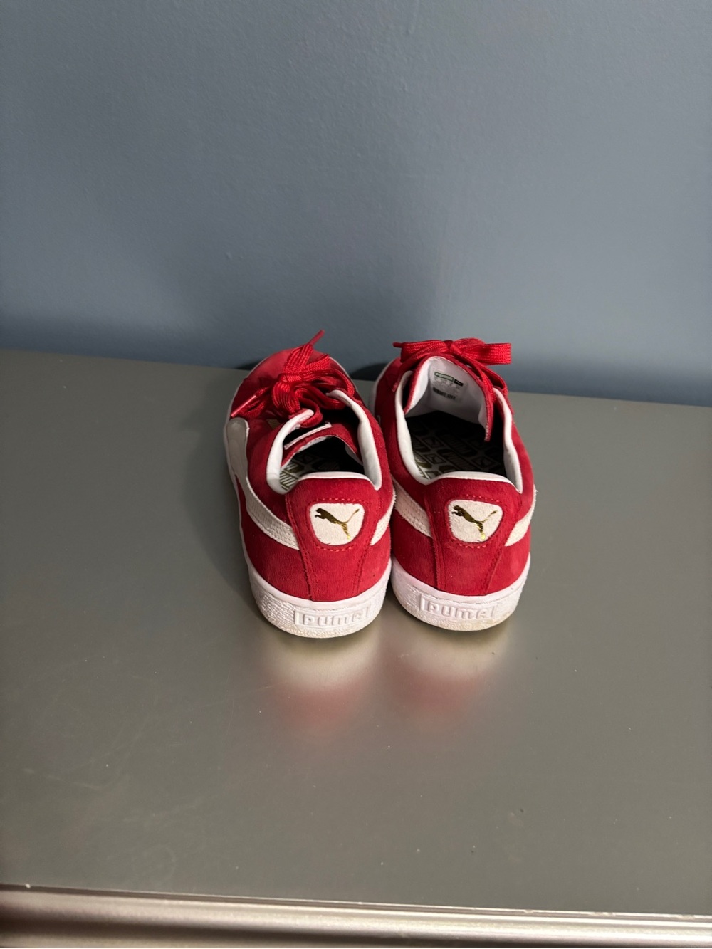 PUMA Suede Classic Men's Size 8 Sneakers Red - Picture 4 of 6